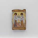 Икона святителя Николая Чудотворца и святителя Серафима Софийского, малая, на магните